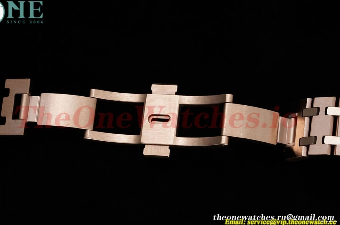 White JJF Diamond 33mm RG Swiss RG Qtz Oak Royal Ladies 0103